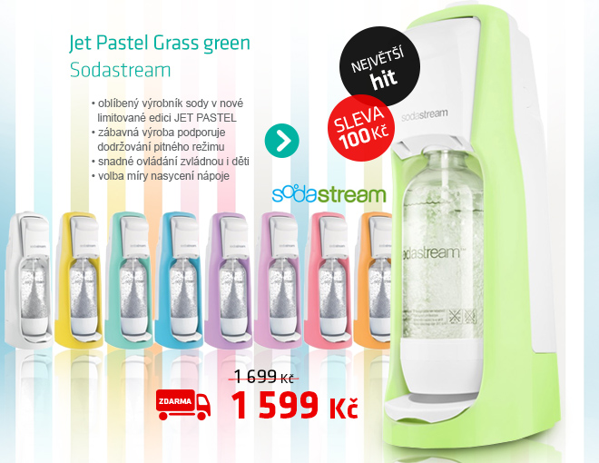 Sodastream Jet Pastel Grass, zelená