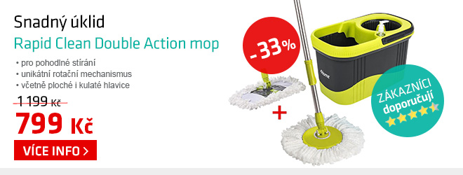 Rapid Clean Double Action mop