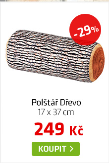 Polštář Dřevo 17x37cm