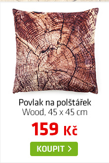 Povlak na polštářek Wood 45x45 cm