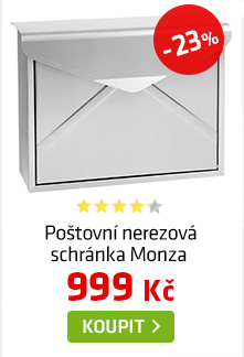 Nerezová poštovní schránka Monza