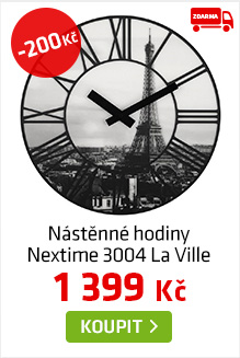 Nástěnné hodiny Nextime La Ville