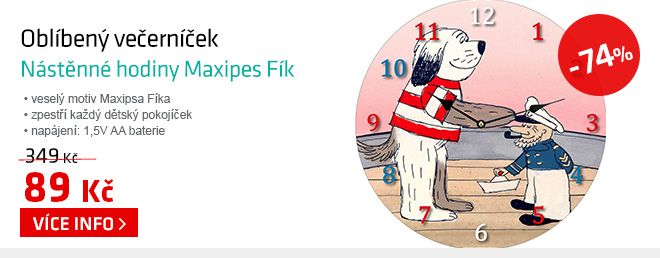 Nástěnné hodiny Maxipex Fík
